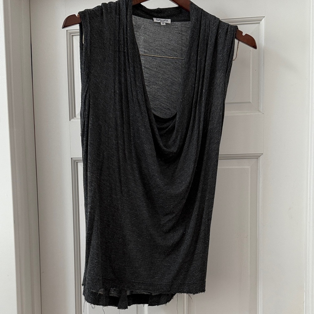 Splendid Charcoal Sleeveless Top